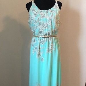 NWT Eliza j chiffon maxi